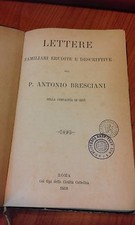 Antonio Bresciani Lettere familiari erudite e descrittive Civiltà cattolica 1869