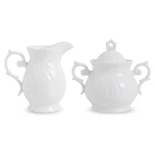 Sugar And Creamer Set Ceramic Creamer Pitcher And Sugar Bowl With Lid Creamer Pi