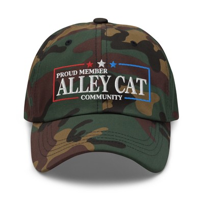 Proud Member Alley Cat Community MAGA Baseball Cap Dad Hat