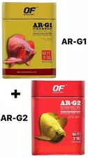 OF Ocean Free AROWANA Fish Food Large Floating Pallet Enhancer Color Set 2