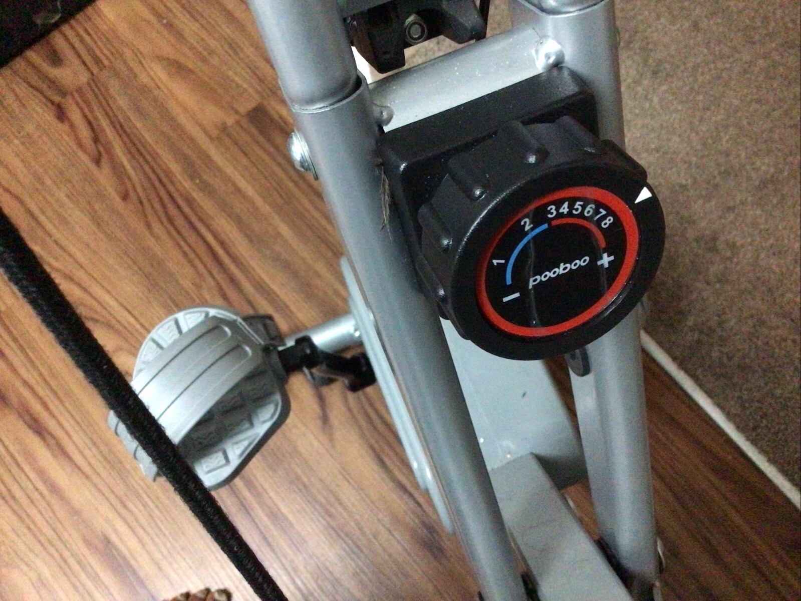 Pooboo Indoor Exercise Bike Stationary Cycling Bicycle Cardio Fitness Workout