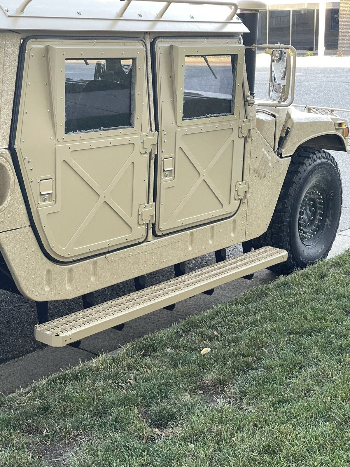 Military Humvee Tactical Running Boards - No brackets Or Hardware - Unpainted