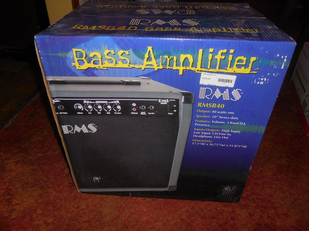 40 watt online bass amp