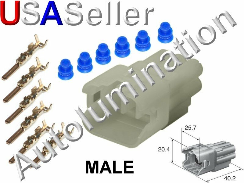 HM 6 way connector MALE FEMALE Sumitomo NAMZ Oxygen Sensor