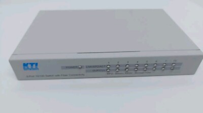 KTI 8-Port Switch KS-108F-B-C, mit Fiber Connectivity, ohne Netzteil