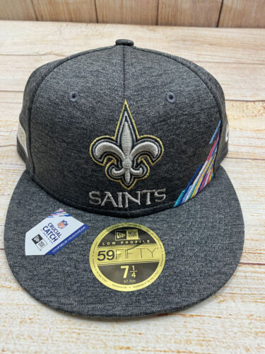 New Orleans Saints Crucial Catch NFL Onfield New Era 59Fifty Fitted Cap 7 1/4