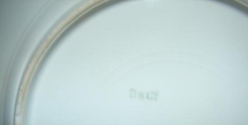 Antiguo plato de ensalada blanco fino hecho en 1894 Deliniers and Company Limoges - Imagen 4 de 4