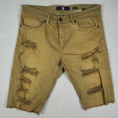Jordan Craig Distressed Brown Denim 