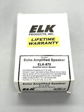 NEW Elk Products Elk-870 Echo Amplified Interior Speaker