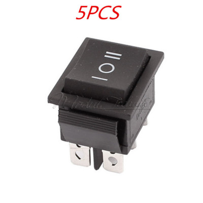 5PC 6Pin DPDT ON-OFF-ON 3 Position Snap Boat Rocker Switch AC 6A/250V 10A/125V M