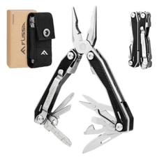 Flissa 16 In 1 Multi Tool Pliers Portable Survival Outdoor Compact Folding Knife