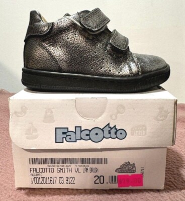 Falcotto Smith VL Steel Silver Sneaker (New with box)