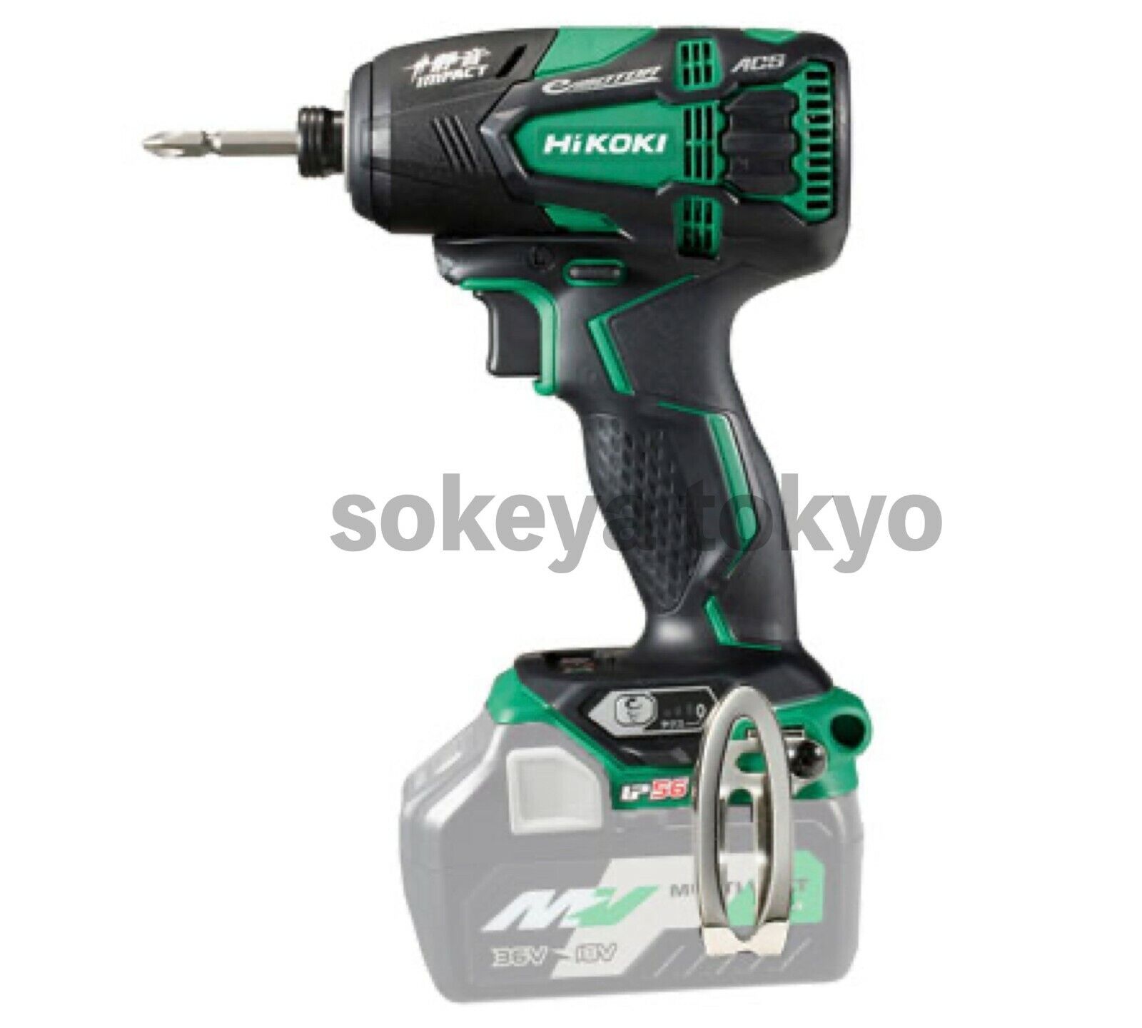 HIKOKI HITACHI 18V Brushless Impact Driver Green WHP18DBL(NN) Body Only