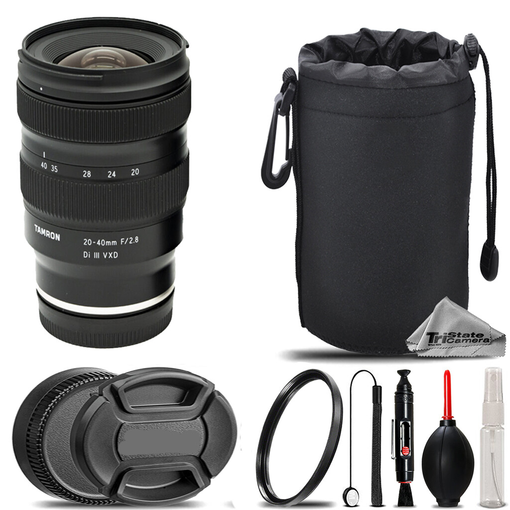 Tamron 20-40mm f/2.8 Di III VXD Lens for Sony E +UV Filter+ Hood +
