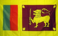 Sri Lanka 3'x 5' Poly Flag Sri Lanka 3'x 5' Poly Flag