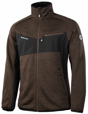 Albatros 264330 CONCEPT KNIT Strick-/Softshelljacke braun/schwarz