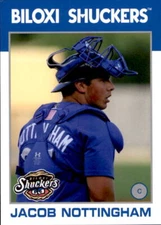 2016 Biloxi Shuckers Grandstand #16 Jacob Nottingham Redlands California CA Card