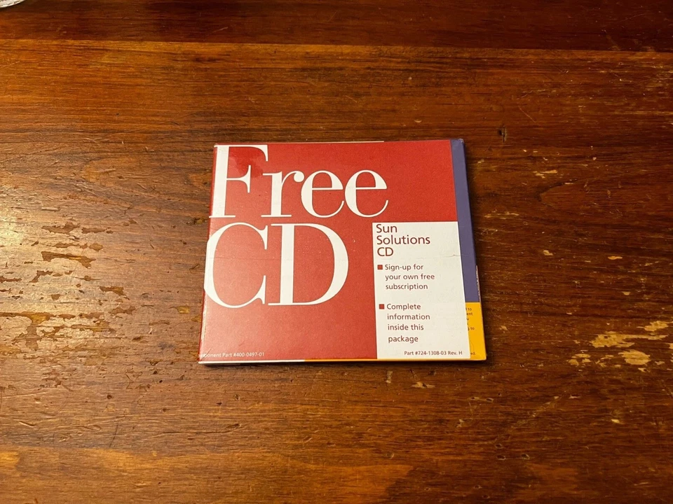 Sun Solutions CD Special Focus:Internet Apr-Sep 1997 NEW SEALED - Image 2 of 2