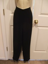 new/pkg VINTAGE frederick's of hollywood black dress pant made in USA size 9