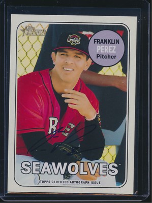 2018 Topps Heritage Minor League Real One Auto Color Change