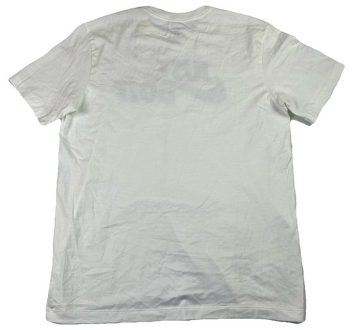 Nike Sportswear Men's Cotton T Shirt Just Do It JDI Short Sleeve Size M White - Picture 3 of 5