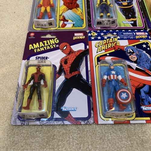 Marvel Legends Retro Lot 6 Toy Action Figure 3.75" Hasbro Kenner Nova Firestar - Picture 4 of 16