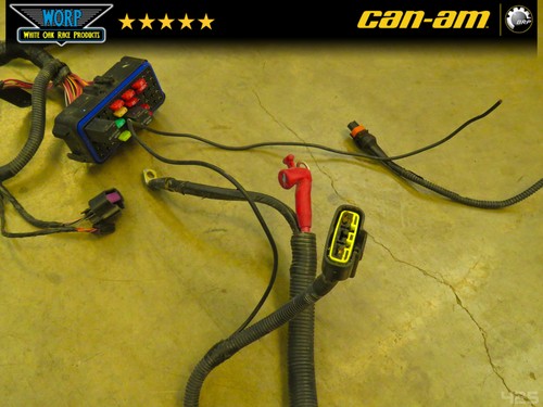 GENUINE OEME 2018 CAN AM MAVERICK X3 WIRE HARNESS WIRING LOOM LEAD PLUGS CORDS  - Foto 12 di 17