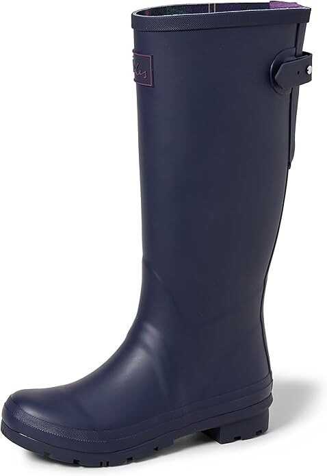 Joules Women's Field Welly Wellington Boots in UK Blue UK