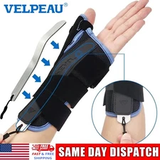 VELPEAU Wrist Brace with Thumb Spica Splint, for Carpal Tunnel Hand Support