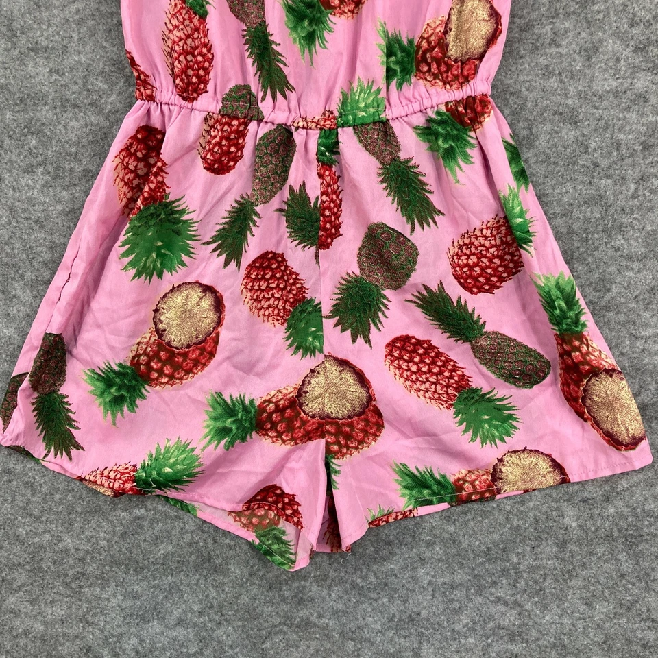 Mono Boohoo Mujer Talla 10 Pequeño Rosa Piña Manga Corta 13525 Foto 3 de 4