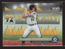 2024 Bowman Chrome #BTP-92 Garret Forrester Top Prospects Pittsburgh Pirates