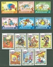 Disney A89 Animation Comic 13v MNH Anguilla - Sport World Cup Soccer - Christmas
