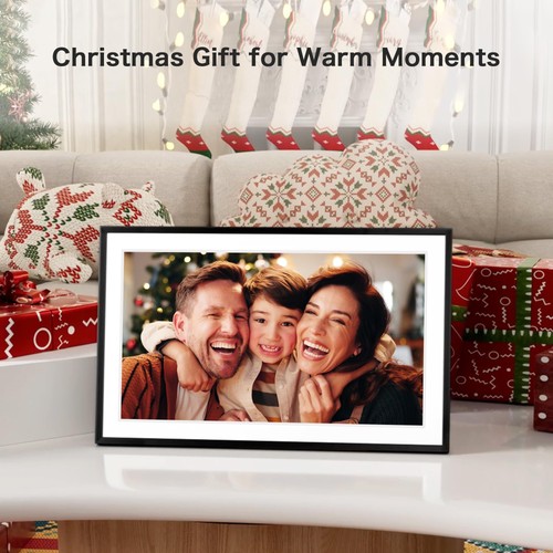 Digital Picture Frame, 15.6 Inch Large Frameo Digital Photo Frame WiFi, 32GB,... - Picture 2 of 9