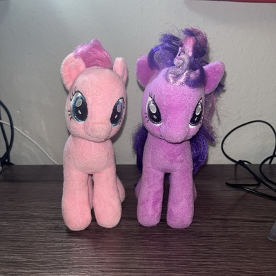 Lot of 2 My Little Pony x Ty Plush Toys - Pinkie Pie & Twilight Sparkle