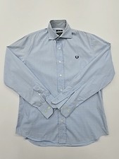 Fred Perry Herren Hemd Hellblau Größe S Sli...