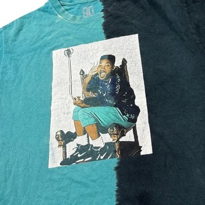 90s Legends Will Smith Fresh Prince Split Color Graphic Tee Shirt XL