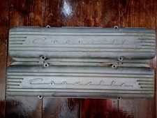 Finned Aluminum Corvette Valve Covers For A Small-block Chevrolet Engine