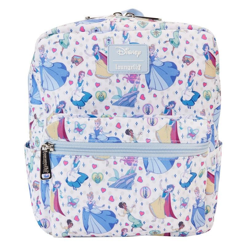 Loungefly Disney Princess Mini Backpack (Manga Style) All-Over Print Bag NEW
