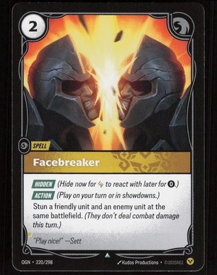 Riftbound Facebreaker OGN 220/298 English League of Legends