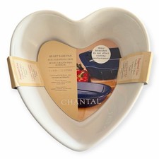 Chantal 3 Cup White Heart Bake Pan New 92-HB1...