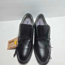 Bates Lites Mens High Gloss Oxford Uniform Shoes Black Leather 10.5 D 15B-875-75