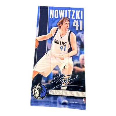NBA Dallas Mavericks Strandtuch mit Dirk Nowitzki