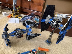 LEGO Star Wars 7146 TIE Fighter (2001) COMPLETE w/ Pilot + Manual &ndash; Vintage