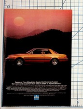 1980s Plymouth Sapporo Mitsubishi Vintage Car Ad Datsun 200sx Celica Gt