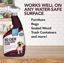 No Chew Bitter Cherry Spray   32 fl oz  Stop Chewing Instantly with Dual Taste