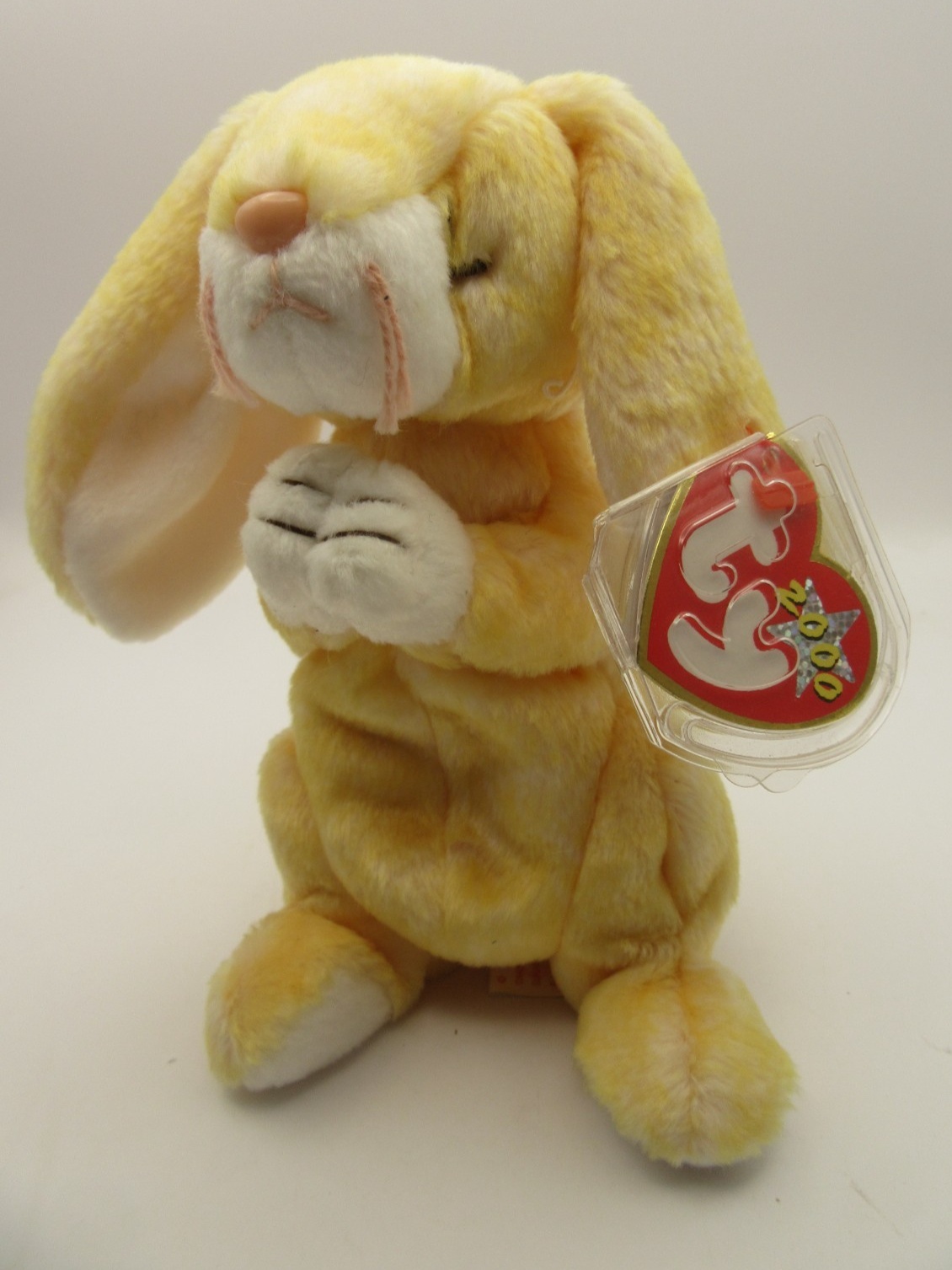 TY BEANIE BABY - GRACE PRAYING RABBIT - MINT CONDITION - RETIRED WITH TAGS