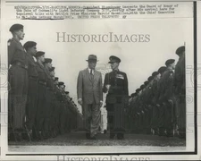 1921 Press Photo President Eisenhower With Maj. John Anthony Marsh - nem51586