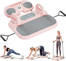 Pilates Reformer Board  6-In-1 Foldable Pilates Equipment for Home Workout with T