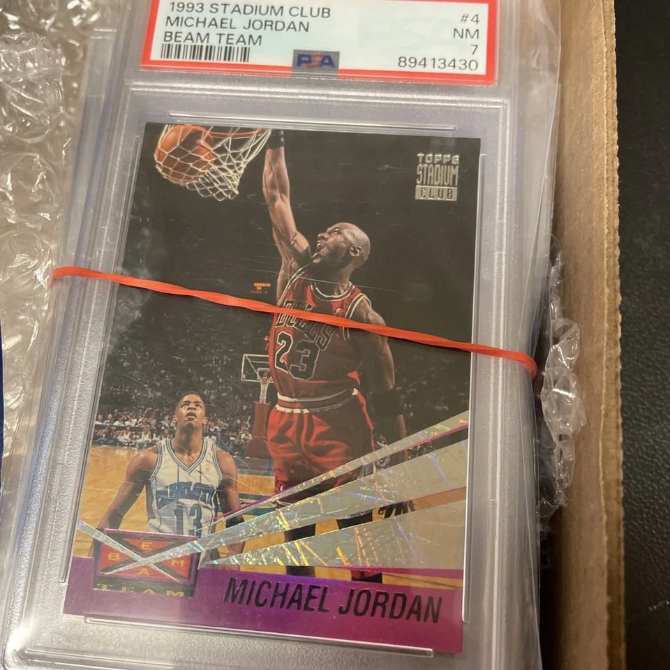 1993-94 Stadium Club Beam Team Complete Set W/ Michael Jordan, Shaq, Penny RC - Image 2 of 3