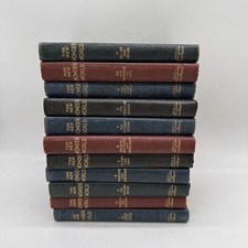 The New Wonder World Vintage Book Set of 11 Hardcover Shuman & Co. (Read)